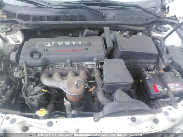 4T1BE46K58U785450 - 2008 TOYOTA CAMRY CE/LE/XLE/SE WHITE photo 10