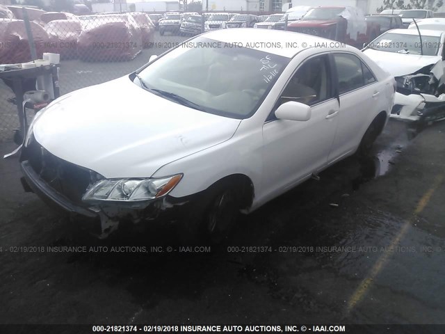 4T1BE46K58U785450 - 2008 TOYOTA CAMRY CE/LE/XLE/SE WHITE photo 2