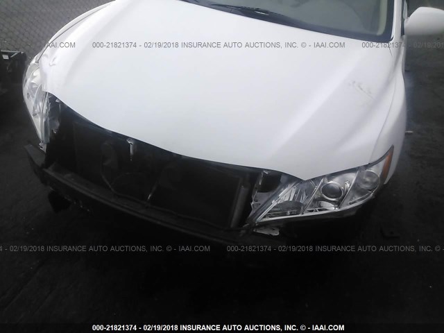 4T1BE46K58U785450 - 2008 TOYOTA CAMRY CE/LE/XLE/SE WHITE photo 6