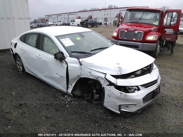 1G1ZB5ST4GF270225 - 2016 CHEVROLET MALIBU LS 白色 照片 1
