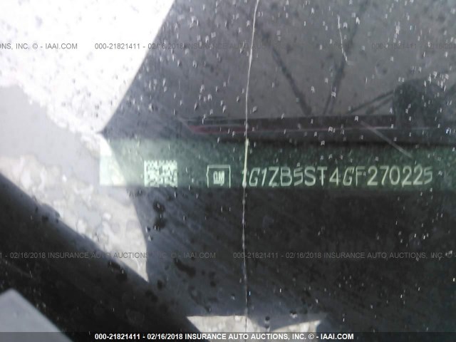 1G1ZB5ST4GF270225 - 2016 CHEVROLET MALIBU LS 白色 照片 9