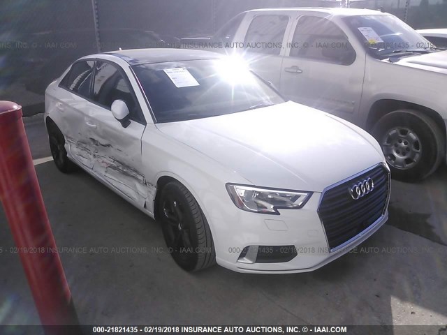 WAUAUGFF6J1030979 - 2018 AUDI A3 PREMIUM WHITE photo 1