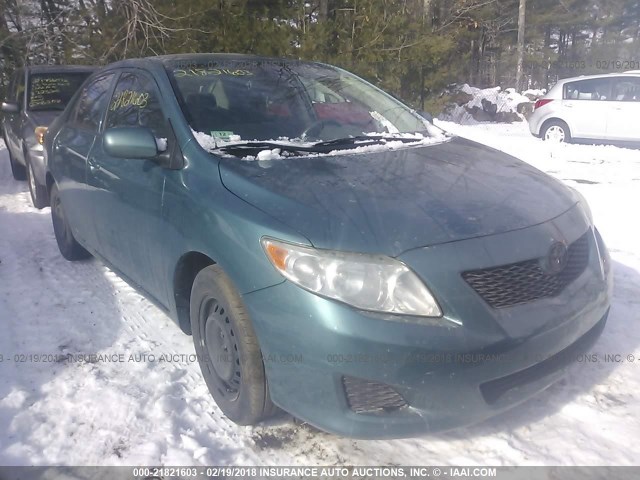 JTDBL40E09J034627 - 2009 TOYOTA COROLLA LE/XLE GREEN photo 1