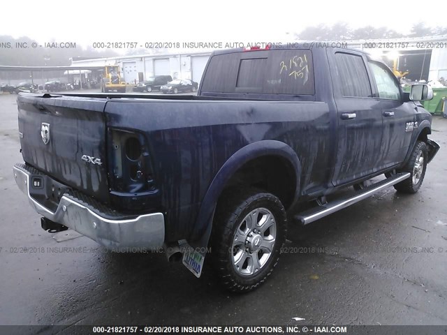 3C6UR5FL0GG236361 - 2016 RAM 2500 LARAMIE Dark Blue photo 4