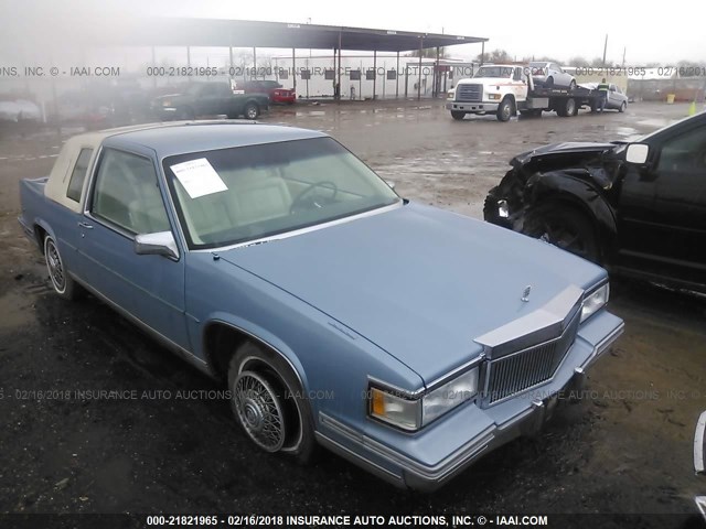 1G6CD1159J4320612 - 1988 CADILLAC DEVILLE BLUE photo 1