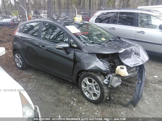 3FADP4EJ1FM214075 - 2015 FORD FIESTA SE GRAY photo 1