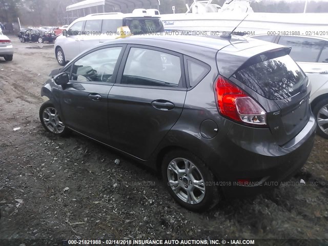 3FADP4EJ1FM214075 - 2015 FORD FIESTA SE GRAY photo 3