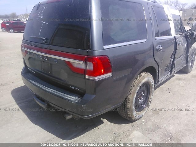 5LMJJ2JT4FEJ09278 - 2015 LINCOLN NAVIGATOR GRAY photo 4