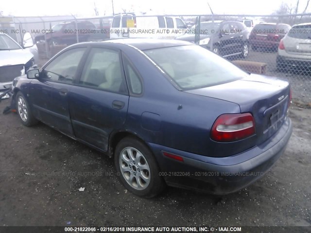 YV1VS295X1F691573 - 2001 VOLVO S40 1.9T BLUE photo 3