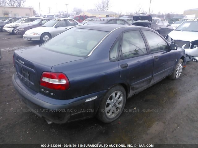 YV1VS295X1F691573 - 2001 VOLVO S40 1.9T BLUE photo 4