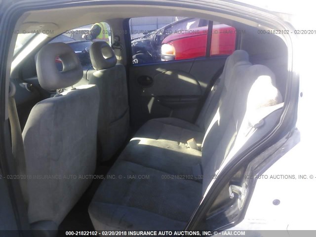 1G8AL55F76Z158338 - 2006 SATURN ION LEVEL 3 WHITE photo 8