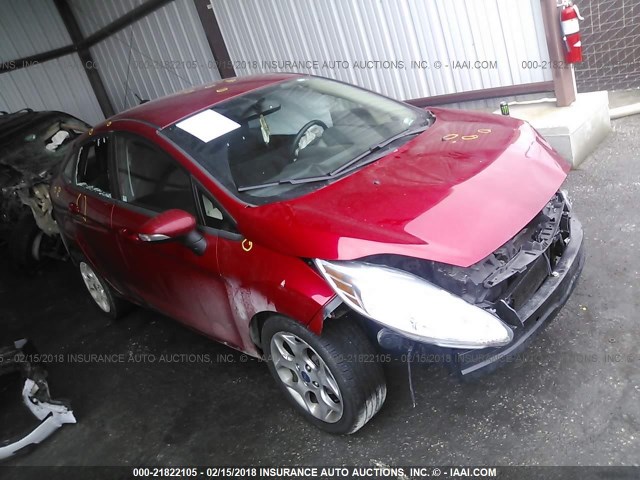 3FADP4CJ9BM212944 - 2011 FORD FIESTA SEL RED photo 1