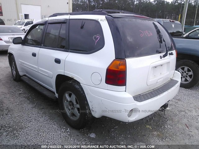 1GKDT13S722283732 - 2002 GMC ENVOY WHITE photo 3