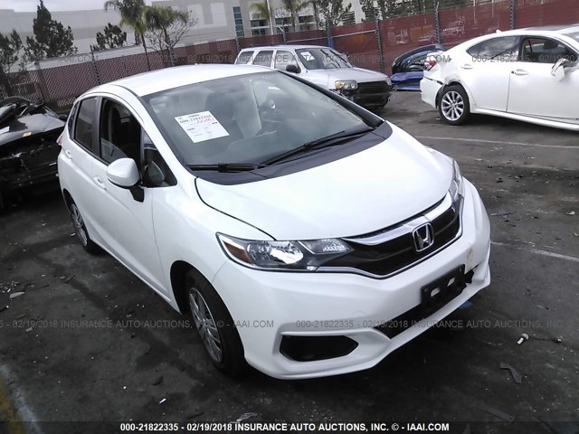 3HGGK5H49JM720149 - 2018 HONDA FIT LX WHITE photo 1