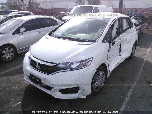 3HGGK5H49JM720149 - 2018 HONDA FIT LX WHITE photo 2