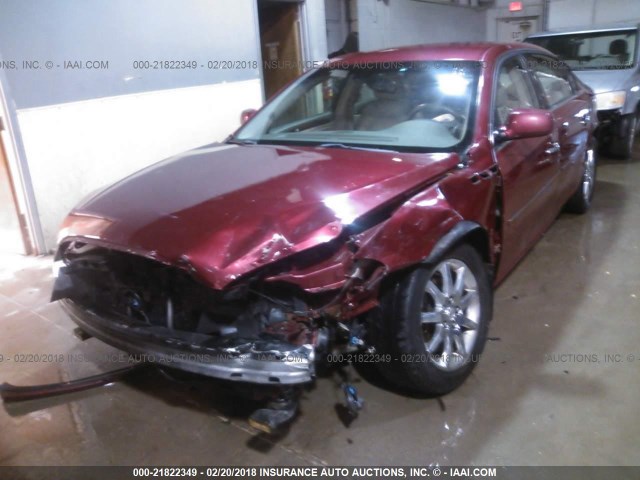 1G4HD57226U239400 - 2006 BUICK LUCERNE CXL RED photo 6