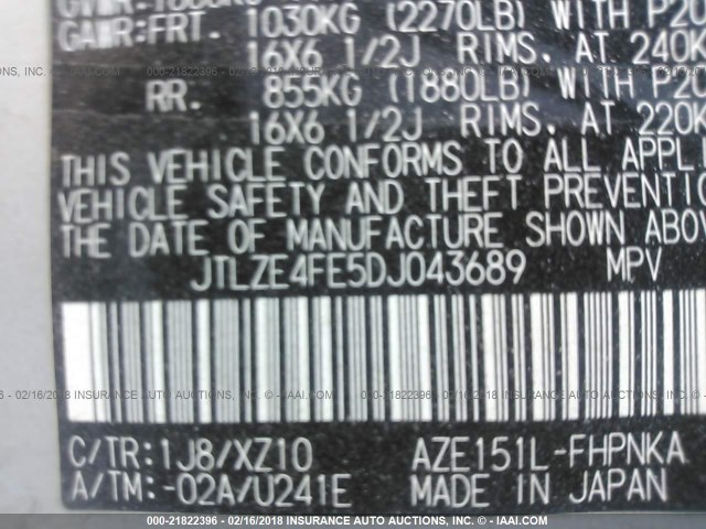 JTLZE4FE5DJ043689 - 2013 TOYOTA SCION XB Күміс фото 9