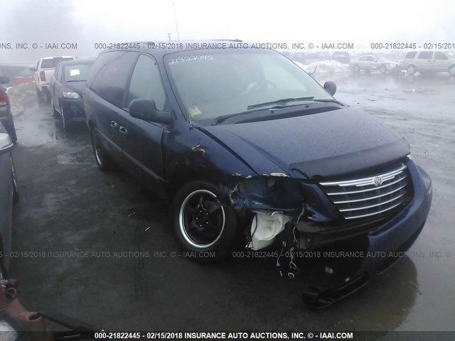 2C4GP64L25R115679 - 2005 CHRYSLER TOWN & COUNTRY LIMITED BLUE photo 1