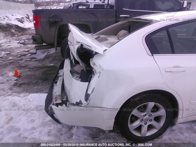 1N4AL21E38C243917 - 2008 NISSAN ALTIMA 2.5/2.5S WHITE photo 6