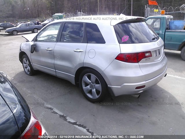 5J8TB18298A011427 - 2008 ACURA RDX SILVER photo 3