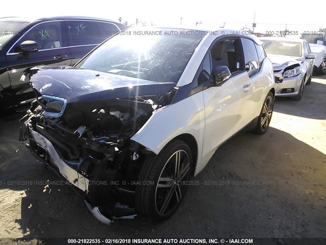 WBY1Z4C5XGV508139 - 2016 BMW I3 REX WHITE photo 2