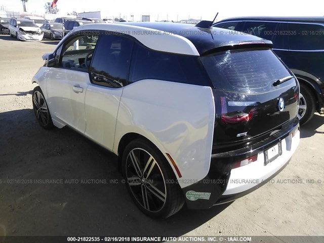 WBY1Z4C5XGV508139 - 2016 BMW I3 REX WHITE photo 3