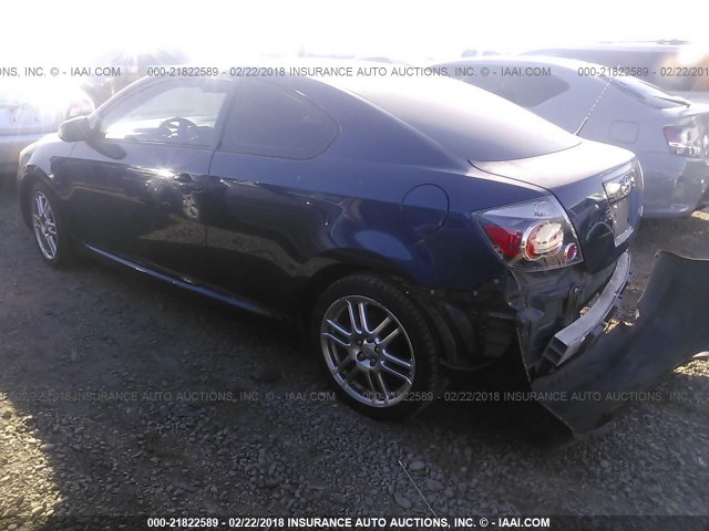 JTKDE167X80225611 - 2008 TOYOTA SCION TC 蓝色 照片 3