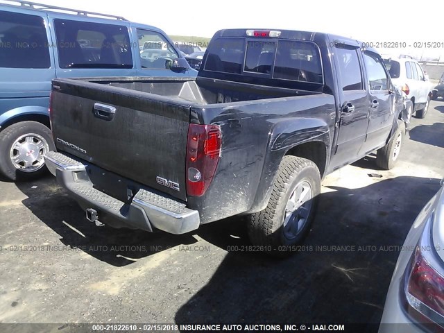 1GTH6PFE3C8128817 - 2012 GMC CANYON SLE-2 BLACK photo 4