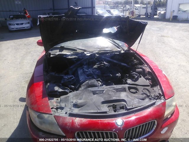 4USBT534X3LT24551 - 2003 BMW Z4 3.0 RED photo 6