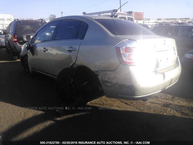 3N1AB61E77L637849 - 2007 NISSAN SENTRA 2.0/2.0S/2.0SL GOLD photo 3