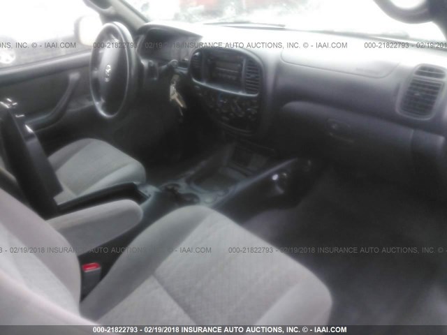 5TBDT44196S539749 - 2006 TOYOTA TUNDRA DOUBLE CAB SR5 SILVER photo 5