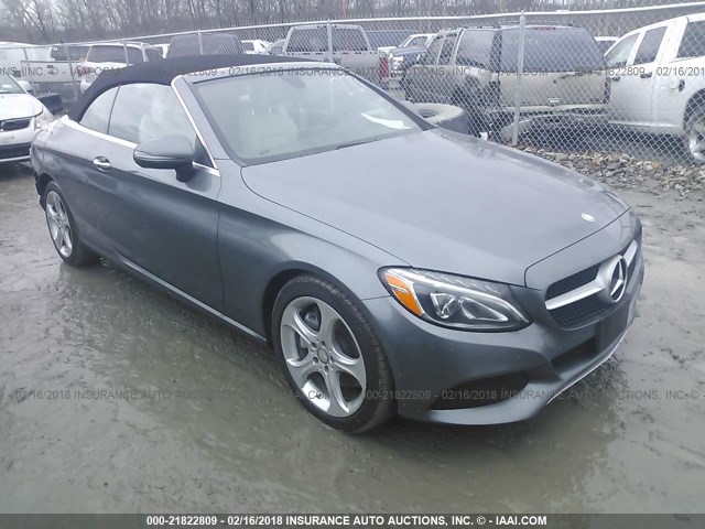 WDDWK4KB4HF426766 - 2017 MERCEDES-BENZ C 300 4MATIC GRAY photo 1