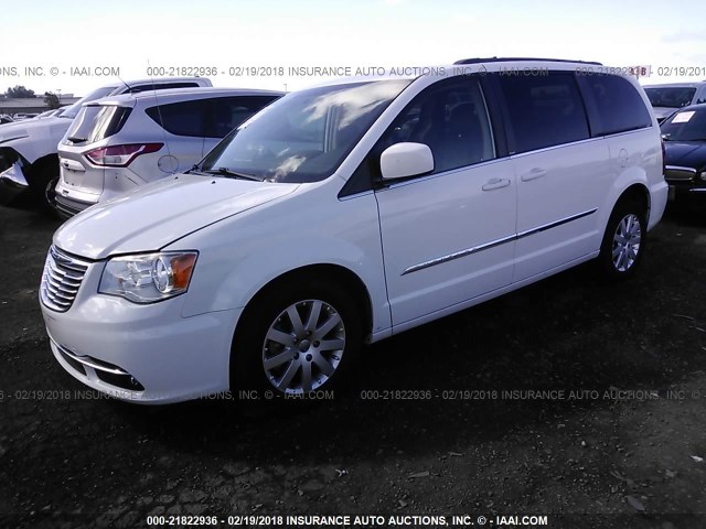 2C4RC1BG7ER217850 - 2014 CHRYSLER TOWN & COUNTRY TOURING WHITE photo 2