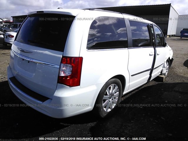 2C4RC1BG7ER217850 - 2014 CHRYSLER TOWN & COUNTRY TOURING WHITE photo 4