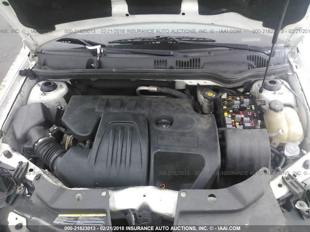 1G1AD5F57A7214851 - 2010 CHEVROLET COBALT 1LT WHITE photo 10