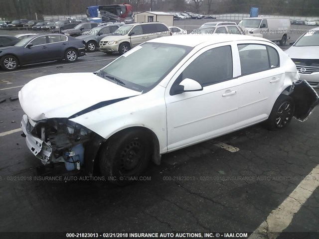 1G1AD5F57A7214851 - 2010 CHEVROLET COBALT 1LT WHITE photo 2