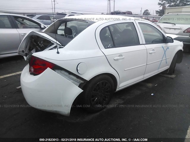 1G1AD5F57A7214851 - 2010 CHEVROLET COBALT 1LT WHITE photo 4