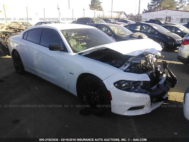 2C3CDXCT3GH192685 - 2016 DODGE CHARGER R/T WHITE photo 1