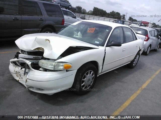 2G4WS52J631142607 - 2003 BUICK CENTURY CUSTOM WHITE photo 2