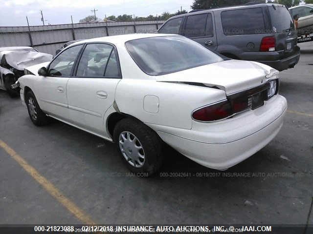 2G4WS52J631142607 - 2003 BUICK CENTURY CUSTOM WHITE photo 3