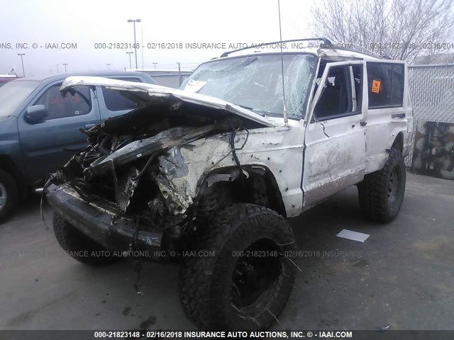 1J4FJ68S3WL126886 - 1998 JEEP CHEROKEE SPORT/CLASSIC WHITE photo 2