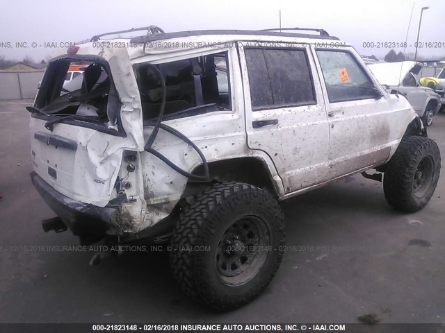 1J4FJ68S3WL126886 - 1998 JEEP CHEROKEE SPORT/CLASSIC WHITE photo 4