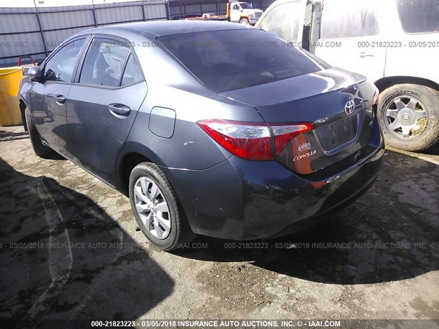 5YFBURHE0FP320256 - 2015 TOYOTA COROLLA L/LE/LE PLS/PRM/S/S PLS BLUE photo 3