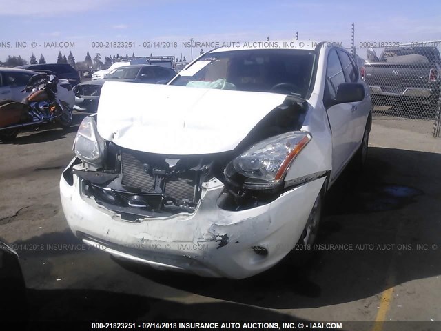 JN8AS5MT3DW534584 - 2013 NISSAN ROGUE S/SV WHITE photo 2