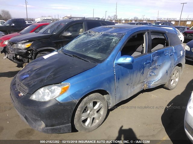 2T1KR32E07C655994 - 2007 TOYOTA COROLLA MATRIX XR BLUE photo 2