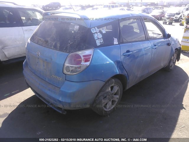 2T1KR32E07C655994 - 2007 TOYOTA COROLLA MATRIX XR BLUE photo 4