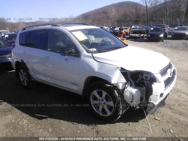 2T3YF4DV1BW089414 - 2011 TOYOTA RAV4 LIMITED WHITE photo 1