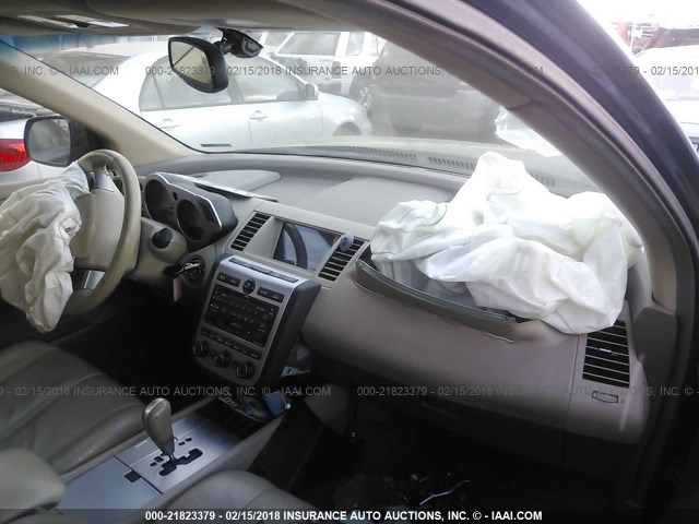 JN8AZ08W43W226194 - 2003 NISSAN MURANO SL/SE Dark Blue photo 5