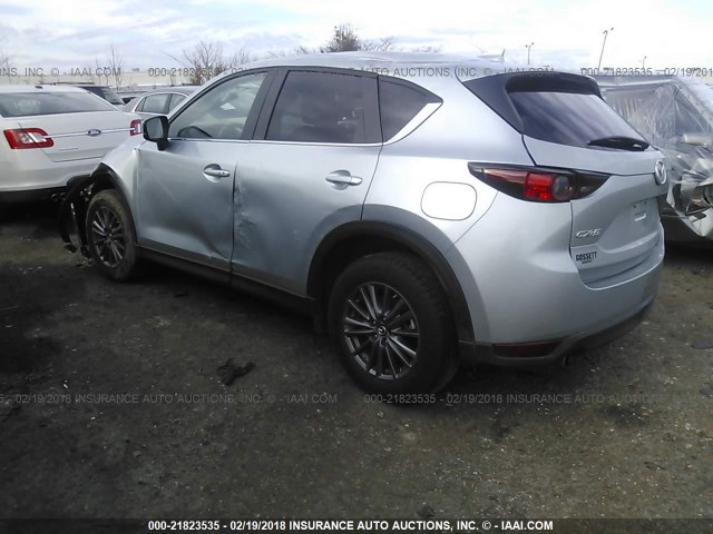 JM3KFACL3H0174523 - 2017 MAZDA CX-5 TOURING SILVER photo 3