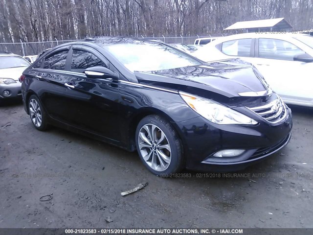 5NPEC4AB3EH877225 - 2014 HYUNDAI SONATA SE/LIMITED BLACK photo 1